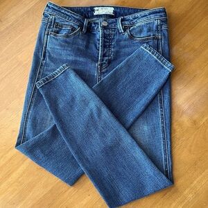 FREE PEOPLE Skinny Blue Denim Jeans Size 26